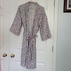 Like-New Urban Outfitters Floral Cotton Robe
